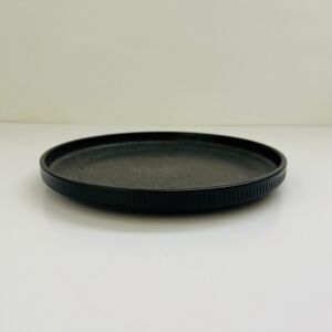 SANGO Anderson Reactive Black Stoneware Dinner Plate